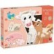 GOULA PACK 4 PUZZLE XXL MAMÁS Y BEBÉS 2,3,4 Y 5 PIEZAS  53175