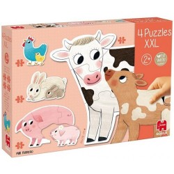GOULA PACK 4 PUZZLE XXL MAMÁS Y BEBÉS 2,3,4 Y 5 PIEZAS  53175