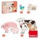 GOULA PACK 4 PUZZLE XXL MAMÁS Y BEBÉS 2,3,4 Y 5 PIEZAS  53175