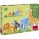 GOULA PUZZLE XXL SELVA DE PEQUEÑO A GRANDE 16 PIEZAS  53426