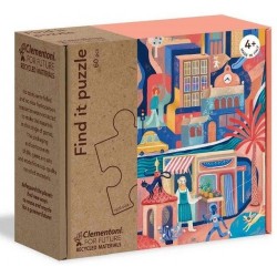 CLEMENTONI PLAY FOR FUTURE Puzzles 60 piezas Encuentra : La ciudad ( + 5 años )