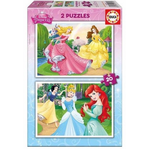 EDUCA PUZZLE  2x20 PRINCESAS DISNEY   16846