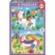 EDUCA PUZZLE  2X20 UNICORNIOS Y HADAS   18064