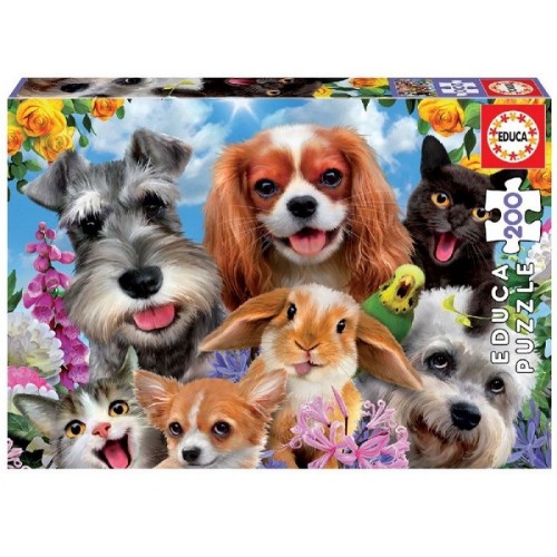 EDUCA PUZZLE  200 SELFIE DE MASCOTAS   19293