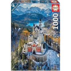 EDUCA PUZZLE  1000 CASTILLO DE NEUSCHWANSTEIN DESDE EL AIRE   19261