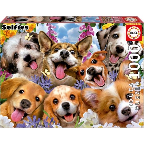 EDUCA PUZZLE  1000 SELFIE DE PERRITOS   19931