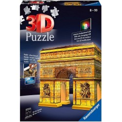 RAVENSBURGUER PUZZLE 3D Arco del Triunfo Night Edition  12522