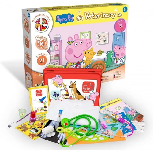 SCIENCE4YOU 1º KIT VETERINARIA PEPPA PIG  80003261    45X8X34
