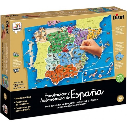 DISET PROVINCIAS DE ESPAÑA  68942  + 5 años