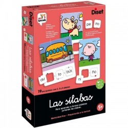 DISET JUEGO EDUCATIVO LAS SILABAS  68962  + 5 AÑOS