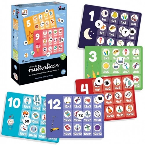 DISET TABLAS DE MULTIPLICAR  68973