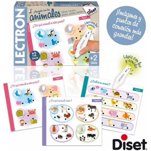 DISET LECTRON LÁPIZ APRENDO CON LOS ANIMALES  64884