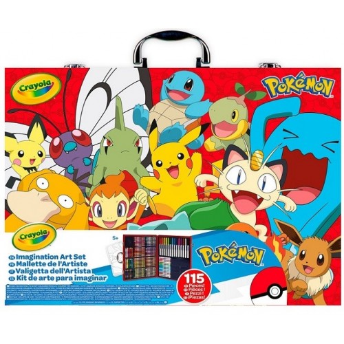 CRAYOLA Maletín del Artista Pokémon    04- 2931