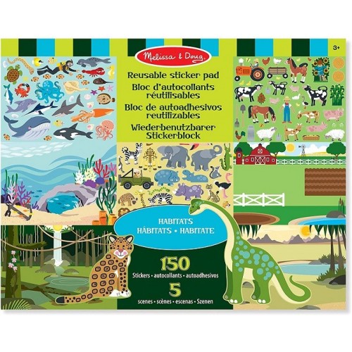 MELISSA & DOUG - BLOC ADHESIVOS REUT HABITATS   14196