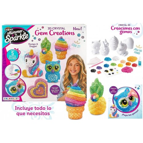 CN24 CB SHIMMER N SPARKLE-SET CREACIONES CRISTAL 3D  47091