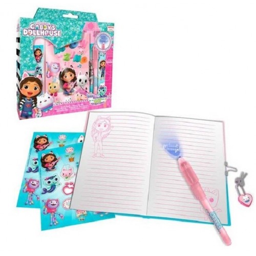 KIDS DIARIO CON BOLIGRAFO MAGICO GABBYS DOLLHOUSE     GD00038