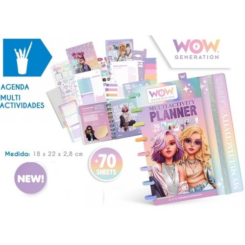 KIDS AGENDA ANUAL CON ACTIVIDADES WOW GENERATION    WOW00083