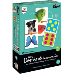 DISET YO APRENDO DOMINO FOTO DE LOS ANIMALES  68968