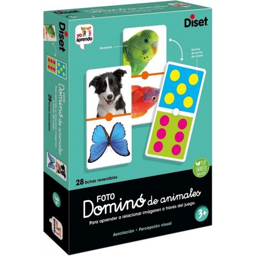DISET YO APRENDO DOMINO FOTO DE LOS ANIMALES  68968