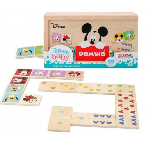 CN24 CB WOOMAX-DISNEY DOMINO MADERA 19 CM  48718