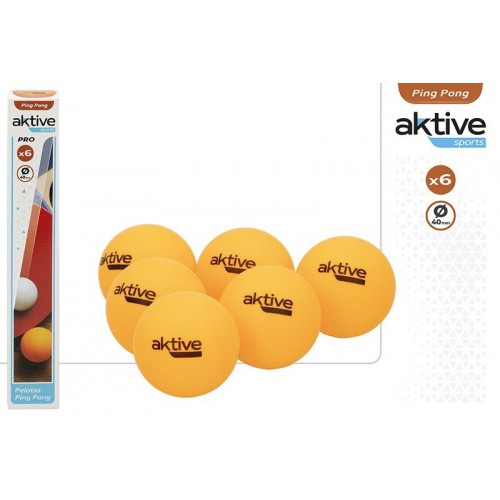 CB PK 6 PELOTAS PING PONG PROFESIONAL (ABS)                      54041