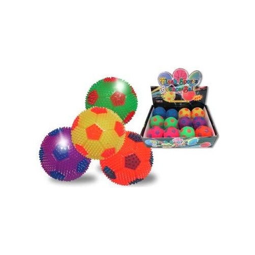 EUR PELOTA FUTBOL CON LUZ D/6,5 CMS. EXP.12 UNDS.