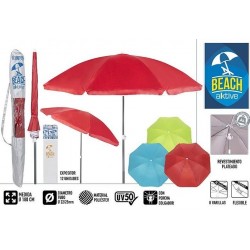 CB SOMBRILLA PLAYA D180 TUBO ALU 22/25-POLYESTER UV50+3/S-AKTIVE       62101