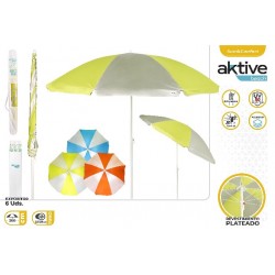 CB SOMBRILLA PLAYA D200 TUBO 22/25-POLYESTER UV50+3/S-AKTIVE BEACH     62121