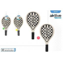 CB SET PALAS PLAYA MADERA 20.5X0.5X39.5 CM-AKTIVE BEACH   62148
