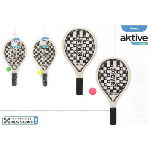 CB SET PALAS PLAYA MADERA 20.5X0.5X39.5 CM-AKTIVE BEACH   62148
