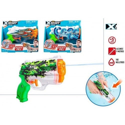 CB X-SHOT WATER - PISTOLA AGUA SKIN NANO FAST FILL     47129