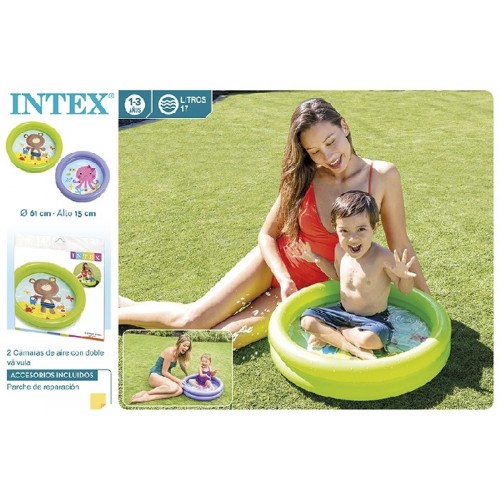 CB PISCINA BEBE HINCHABLE 2 AROS 61x15CM - 17L - 2/S  59409