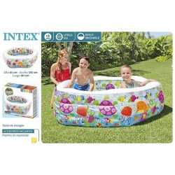 CB PISCINA HINCHABLE ACUARIO 191X178X61CM - 510 L  56493