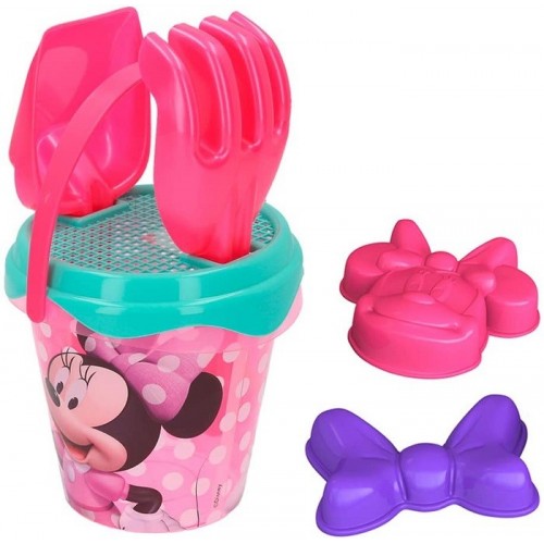 CB CUBO PLAYA MINNIE  D14CM C/PALA+RASTRILLO+CEDAZO+2 MO  48225