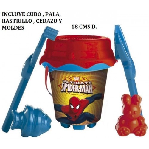 UNICE CUBO CASTILLO SPIDERMAN + MOLDES  311001