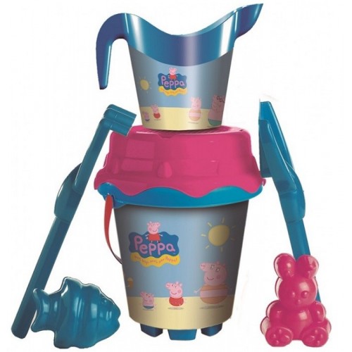 UNICE CUBO CASTILLO PEPPA PIG + REGADERA  312026