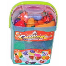 FENTOYS CUBO COMIDA CORTADA 55 PIEZAS  20x30x15    84098