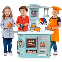 CN24 MOLTO COCINA CON PLANCHADOR AZUL  100x31x97  18151