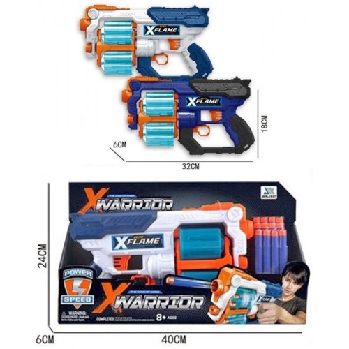 FENTOYS PISTOLA CON DARDOS FOAM   40X24   12996