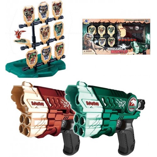 FENTOYS PISTOLA DARDOS FOAM CON PANEL PUNTERIA   44x24x6   10594