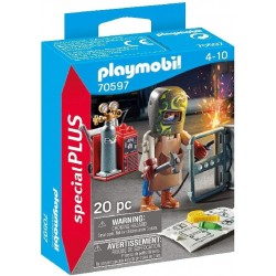 PLAYMOBIL Soldador con equipo  70597