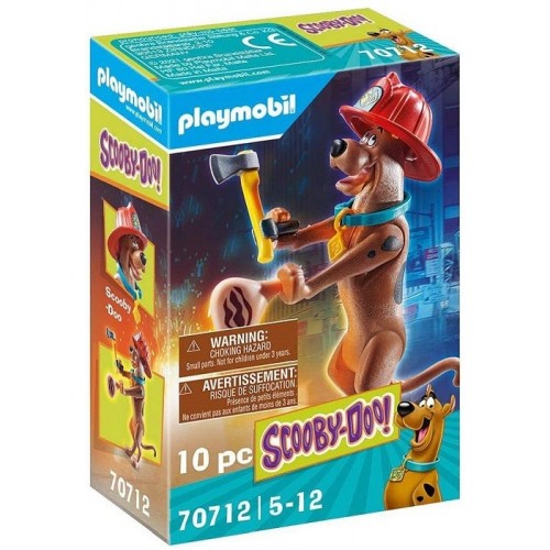 PLAYMOBIL SCOOBY-DOO! Figura Coleccionable Bombero   70712