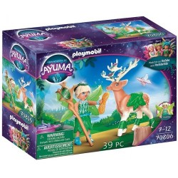 PLAYMOBIL Forest Fairy con animal del alma  70806