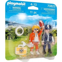 PLAYMOBIL Duo Pack Doctor y Policía  70823