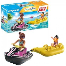 PLAYMOBIL Starter Pack Moto de Agua con bote banana  70906