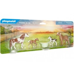 PLAYMOBIL 2 Ponis Islandeses con Potro  71000