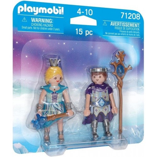 PLAYMOBIL Duo PackPrincesa y Príncipe de Hielo  71208