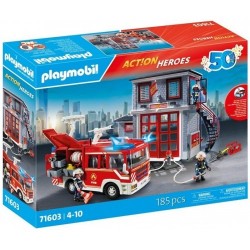 CN24  PLAYMOBIL Mega set bomberos   71603