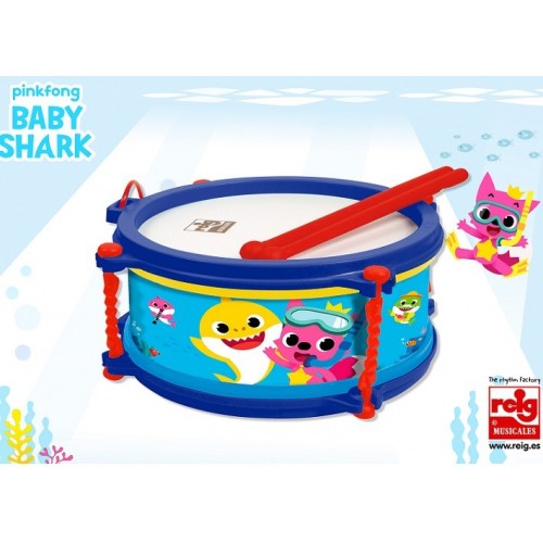 REIG OFERTA TAMBOR  EN ESTUCHE  BABY SHARK   2615