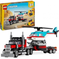 LEGO CREATOR Camión Plataforma con Helicóptero  7+  31146